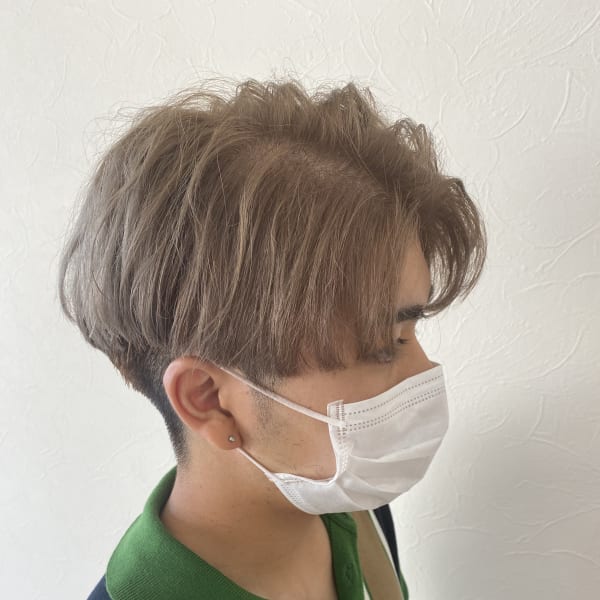 サイドパートマッシュスタイル♪