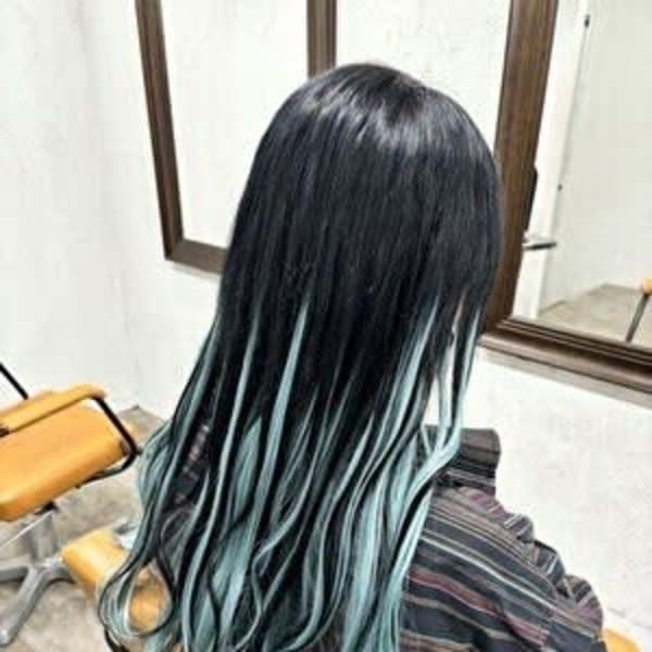 エクステ/長さだし/鬼滅カラー時透無一郎カラー/推しカラー/