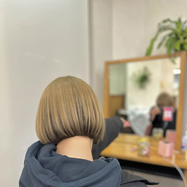 ぱっつんラインミニボブ|CLOUD HAIR