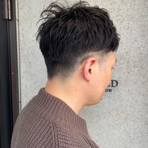 メンズカット 30代ビジネスマン 刈り上げ ツーブロック