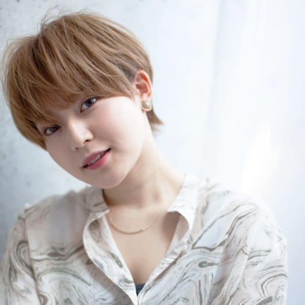 丸みが可愛いカジュアルマッシュショート