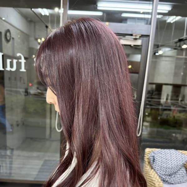 ピンクベージュカラー|full bloom