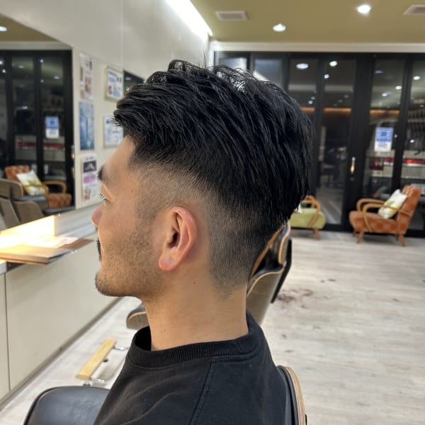 メンズカット×フェードカット