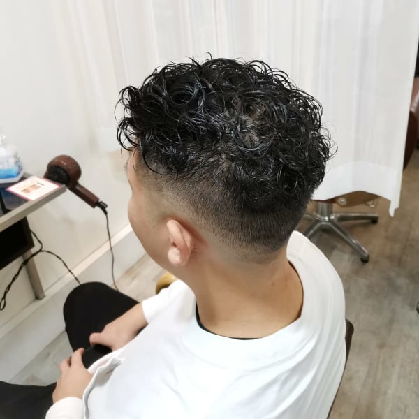 宮城リョータ風パーマ！