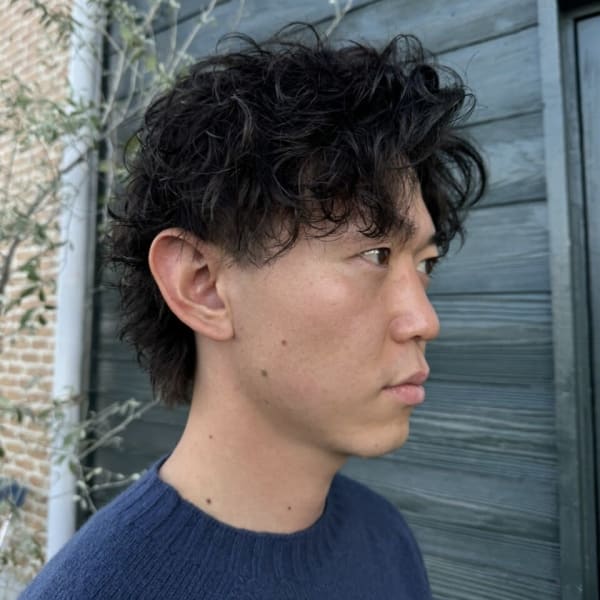 スパイラルセンターパートウルフ|Cherie