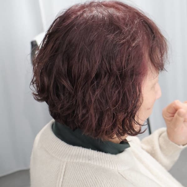 ショートボブパーマ