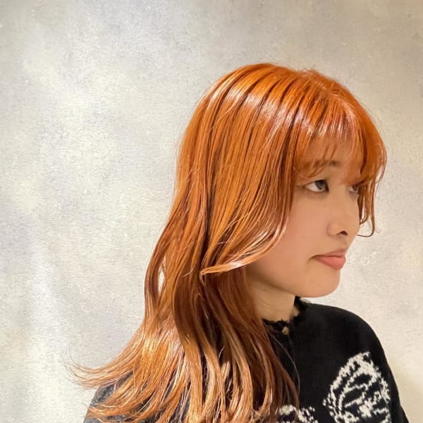 オレンジカラー/ハイトーンカラー/ブリーチカラー/暖色