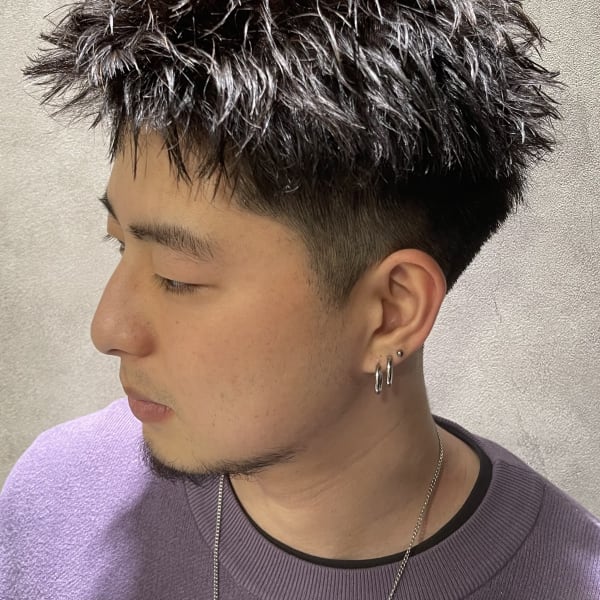 スパイキーショート ビジネス カジュアル 仙台/太白区/長町|「#NAVY」仙台長町店