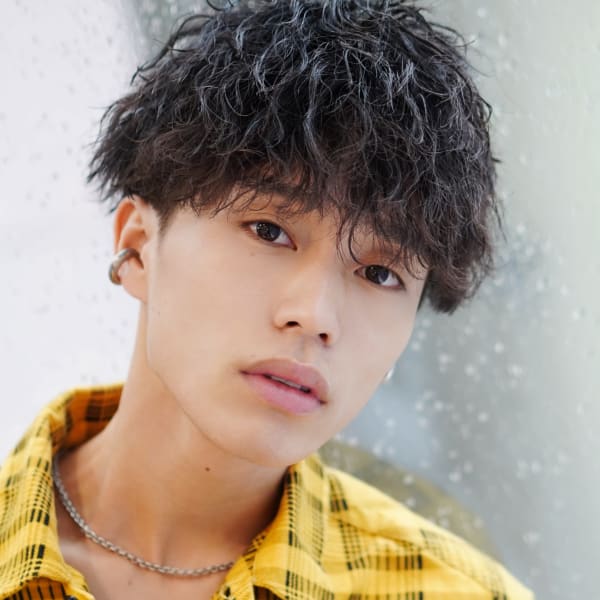 【alpha 新宿】マッシュ×波巻きスパイラルパーマ