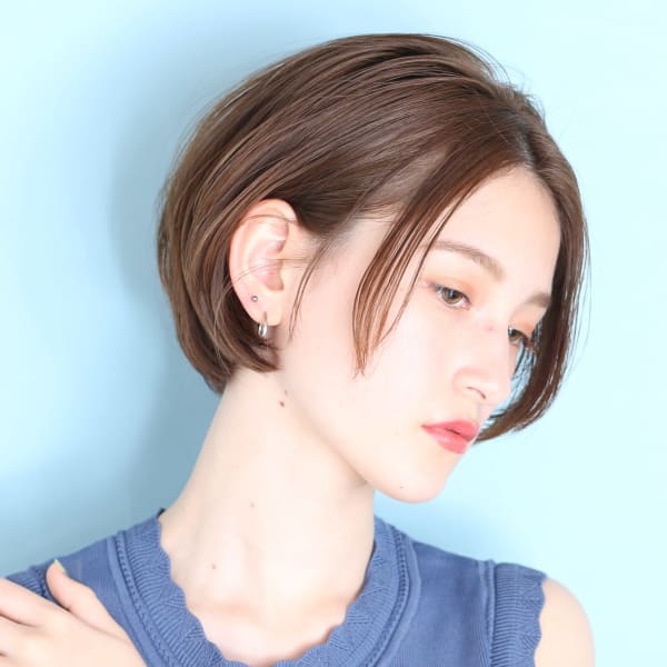 30代40代大人の可愛すぎるショートボブ