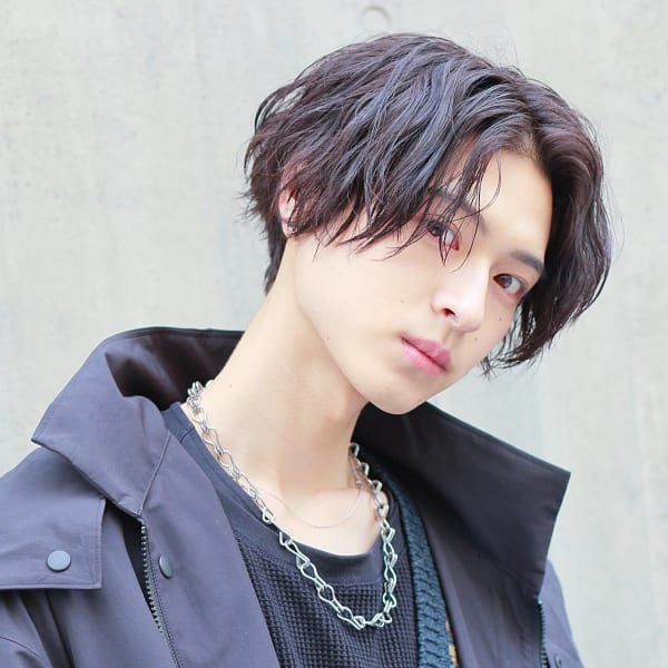 【alpha 新宿】センターパート×ツイストスパイラルパーマ