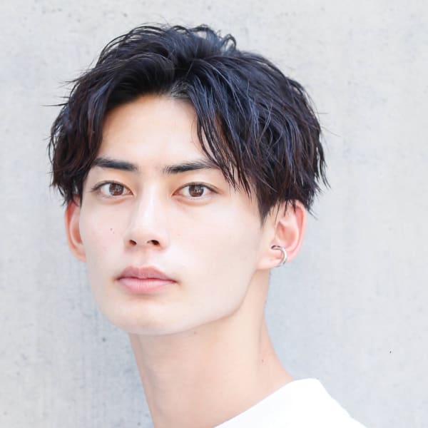 【alpha 新宿】センターパート×ツイストスパイラルパーマ