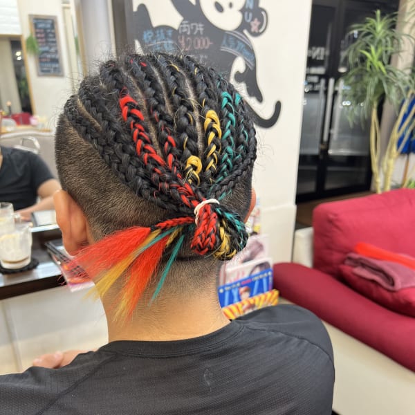 ＃コーンロウ＋ブレイズ