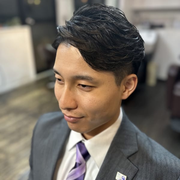 直毛必見！流れるナチュラルパーマ|CLOUD HAIR