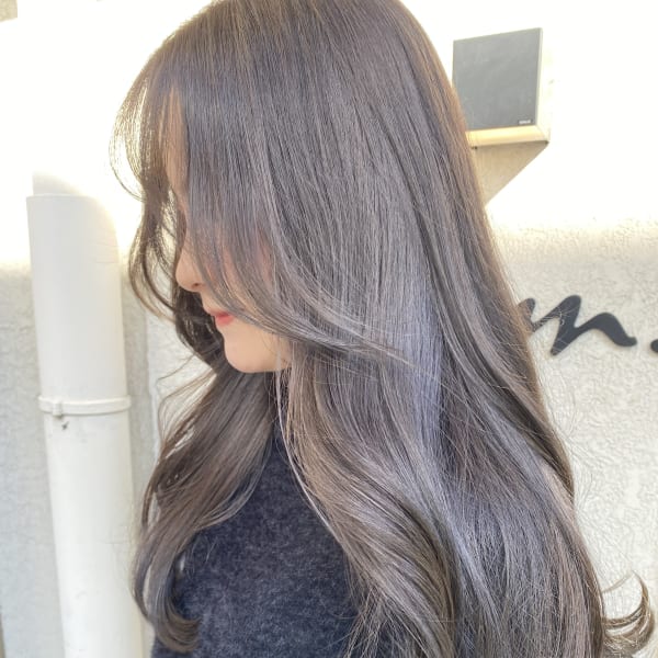透明感グレー*レイヤーカット