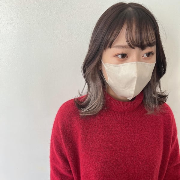 ダークグレー×ホワイトベージュ