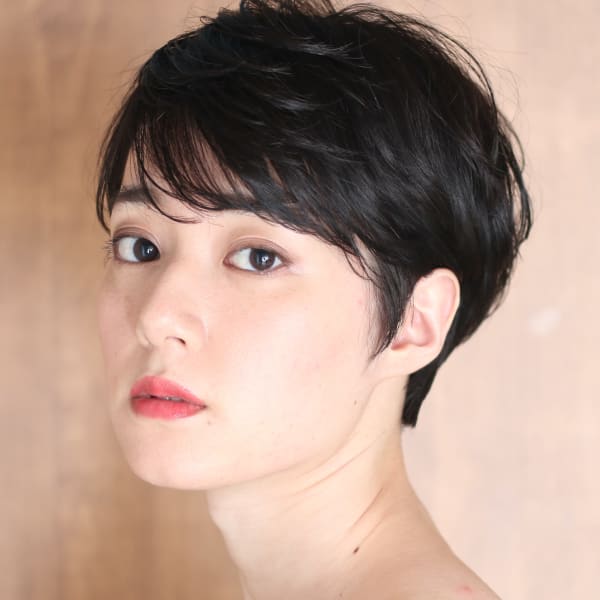 30代40代50代大人の黒髪ショート☆