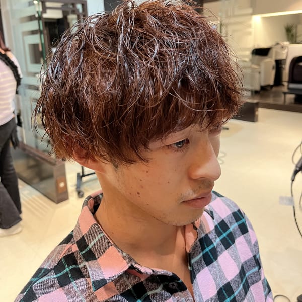 【パーマ】ソフトツイストスパイラルパーマ