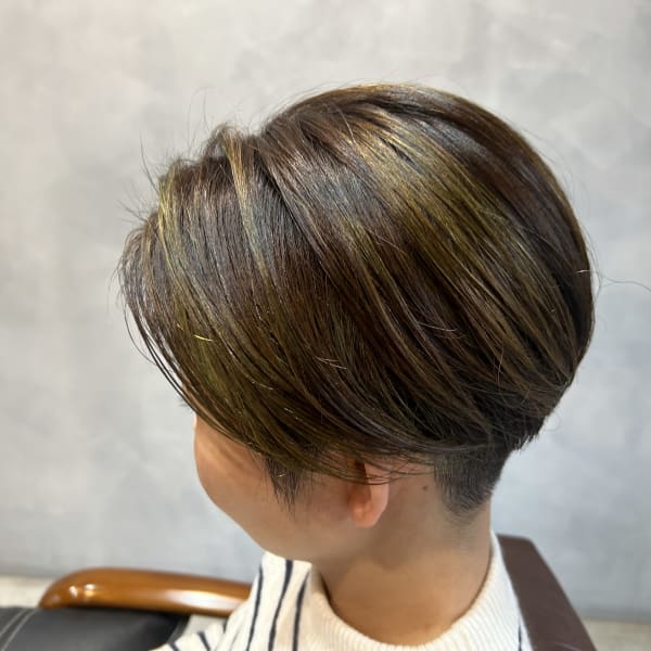 白髪が出て来たら バレイヤージュで白髪ぼかし