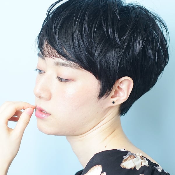 40代イメチェンフルバング似合わせカット