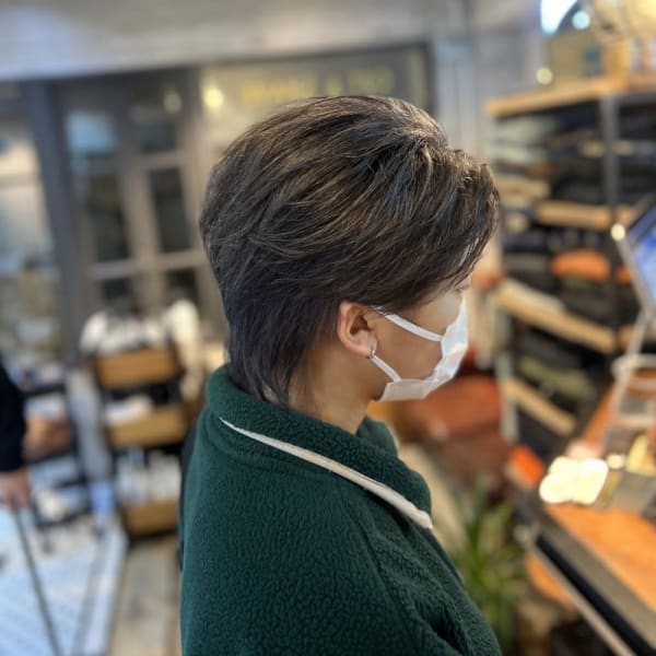 透明感グレージュ/ダブルカラー/ケアブリーチ【恵比寿駅】