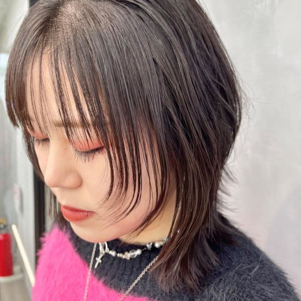 ショートウルフ/ウルフ/縮毛矯正/ショートカット