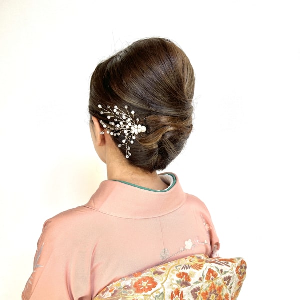 訪問着着付け&ヘアセット