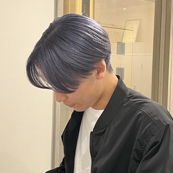 《men's韓国ヘア》透明感バイオレットカラー