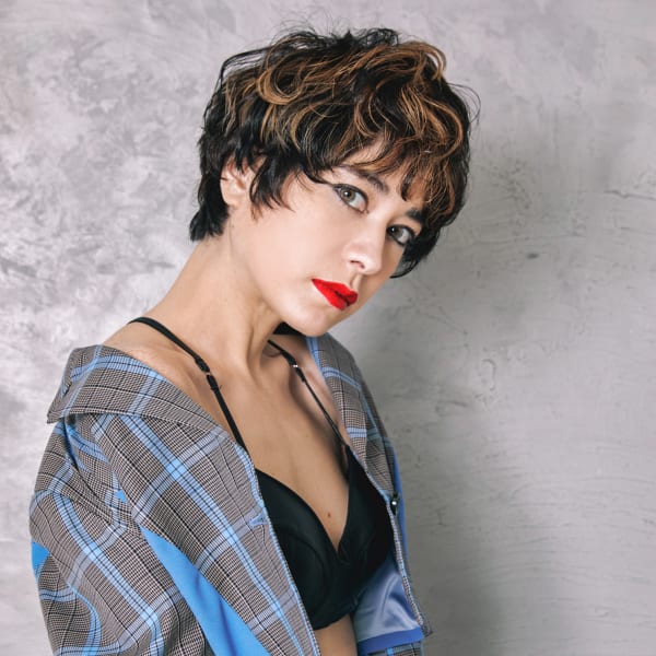 外国人風ショート/ハイライト