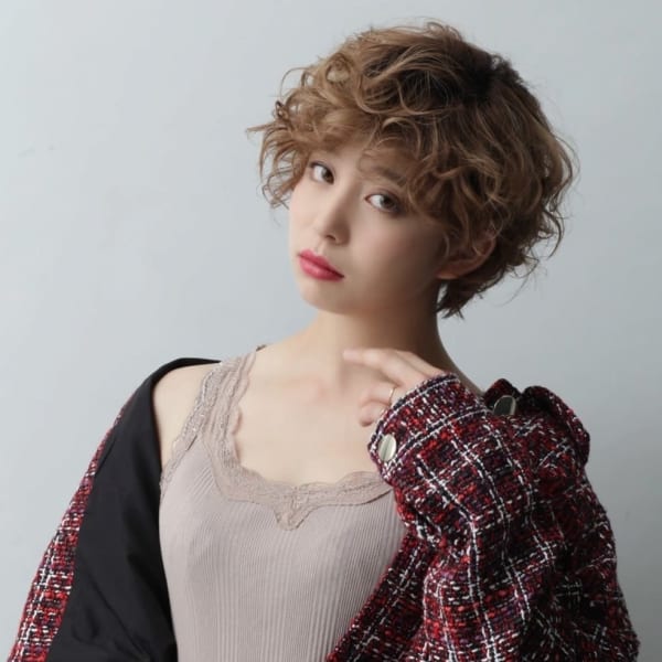 外国人風/パーマ風ベリショ