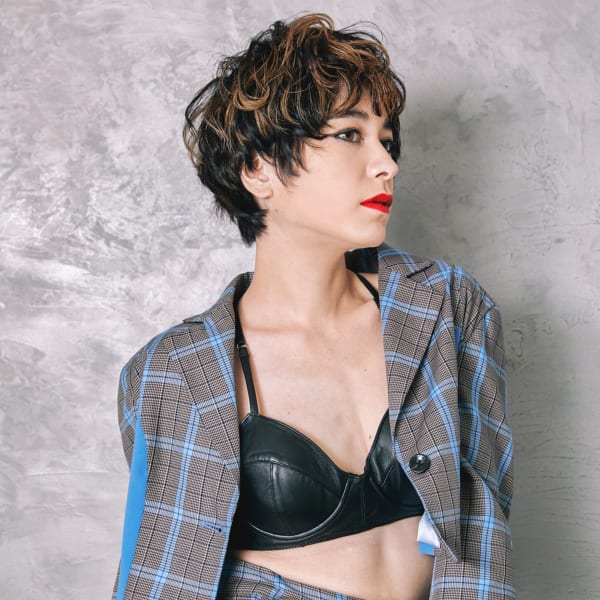 外国人風ショート/ハイライト