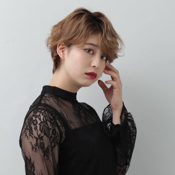 ショートパーマ/無造作