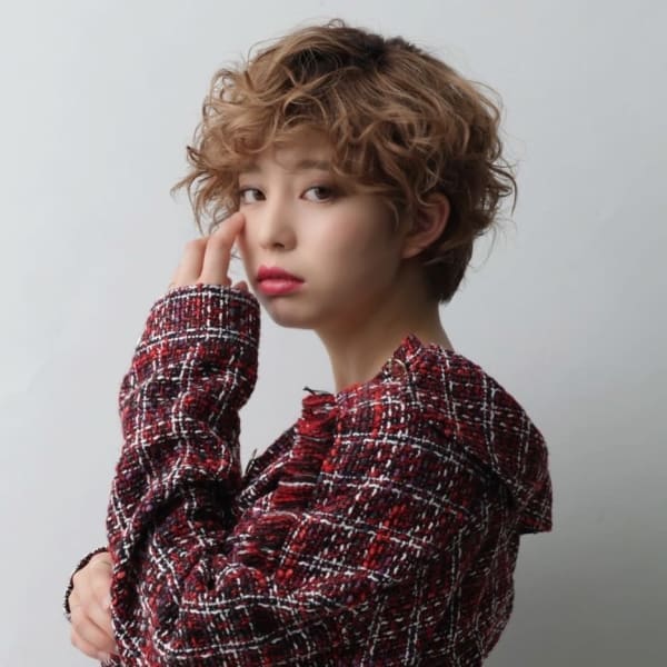 外国人風/パーマ風ベリショ