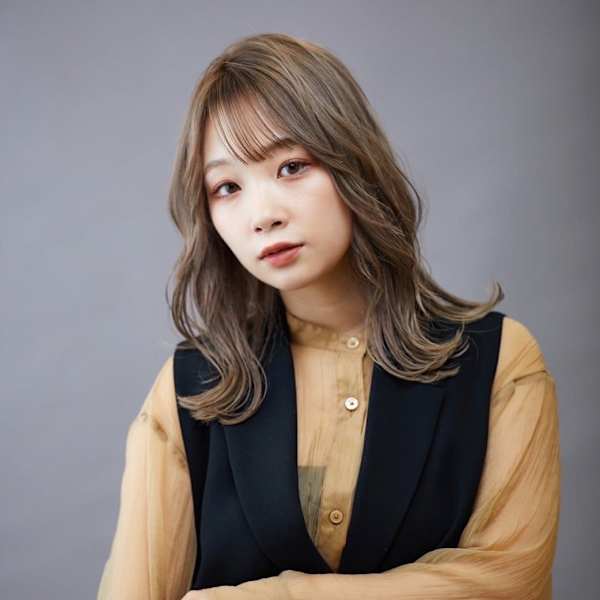アッシュカラー/大人かわいい