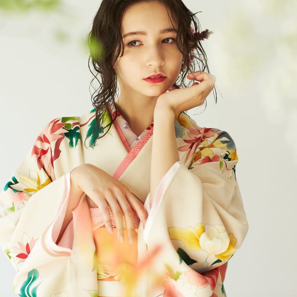 成人式☆着物☆着付け//ヘアセット//メイク