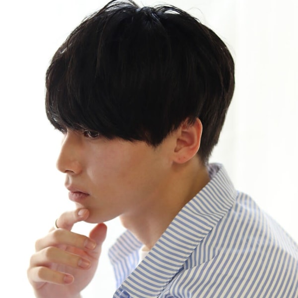 10代20代30代40代◎黒髪×清潔感×ナチュラルマッシュ|hair+resort bouquet