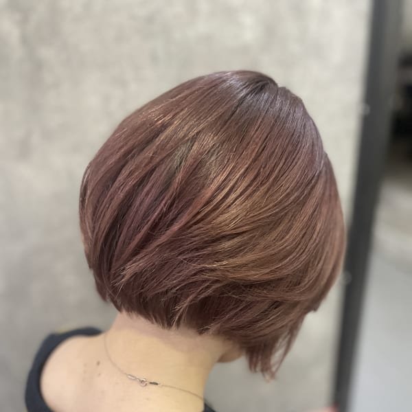 【SOLVER　山田】pinkbrown+髪質改善