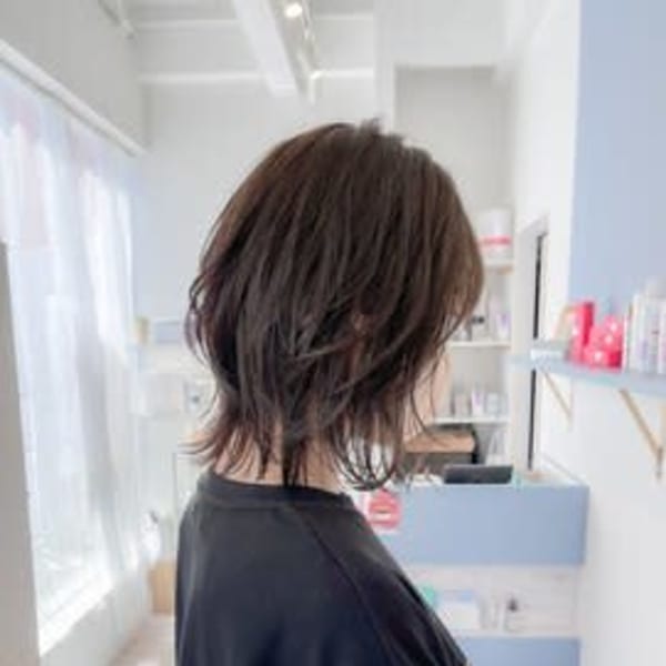 大人可愛いウルフレイヤー20代30代40代カーキブラウン