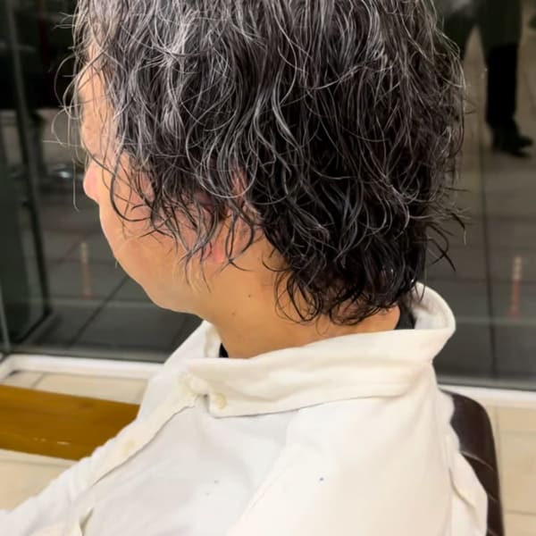 大人もメンズパーマでカッコいい！！