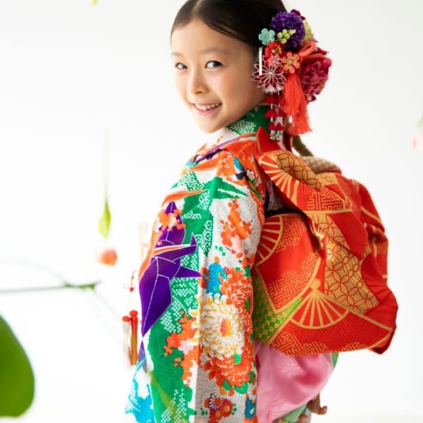 七五三☆着物☆着付け//ヘアセット//メイク