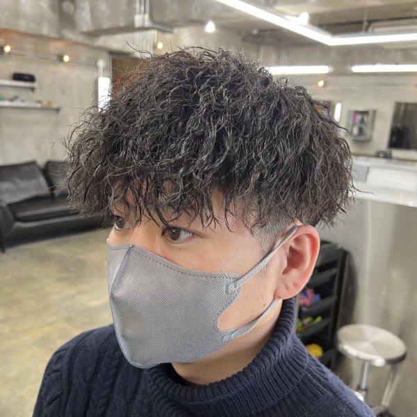 江村指名　ツイストパーマ