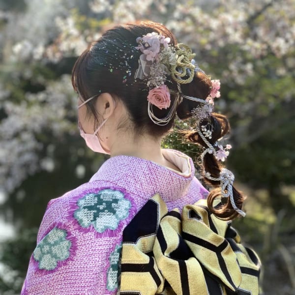 ポニーテールアレンジ