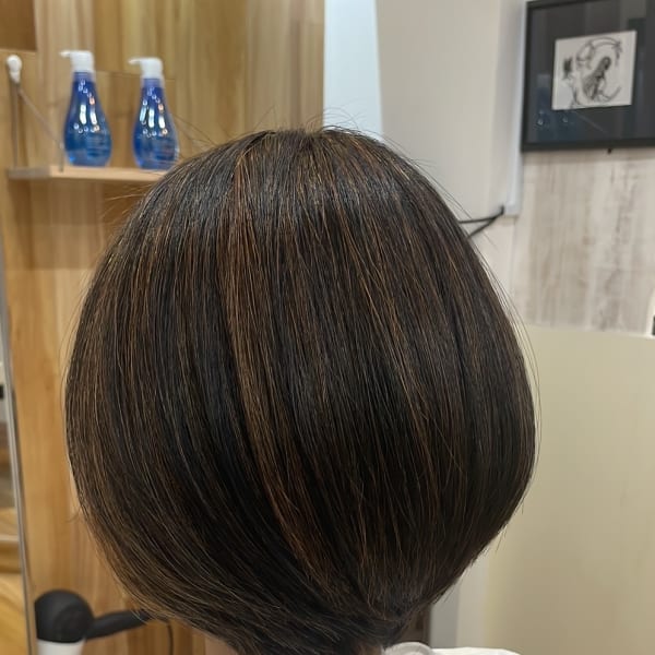 縮毛矯正ショート