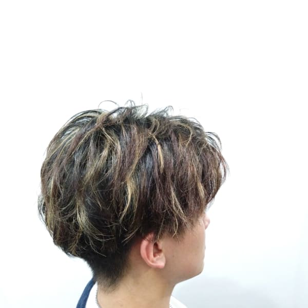 【afresh hair】メンズカット+ハイライト