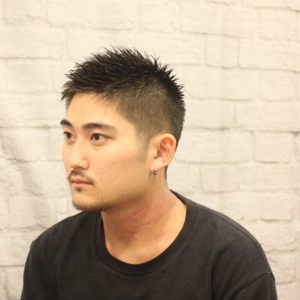 ヒゲにも合う！ビジネスマンにも！ソフトモヒカン【床屋】