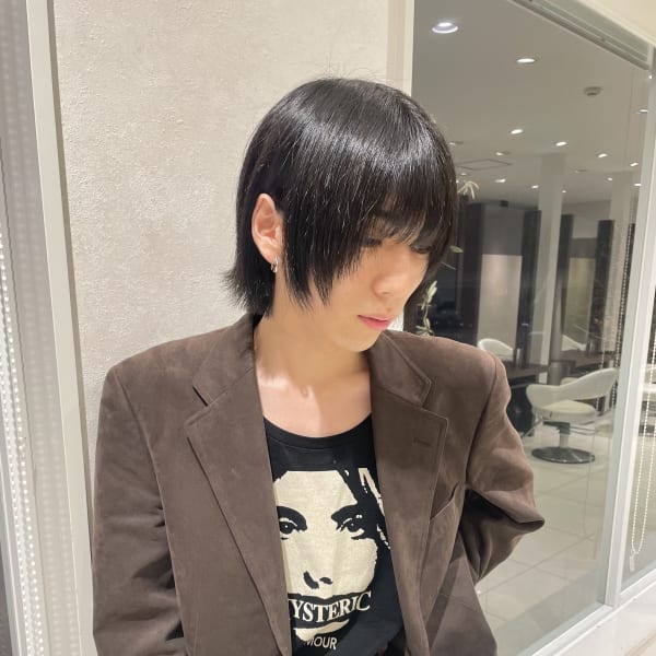 メンズ　ボブ　レイヤー|EARTH coiffure beauté 長岡店