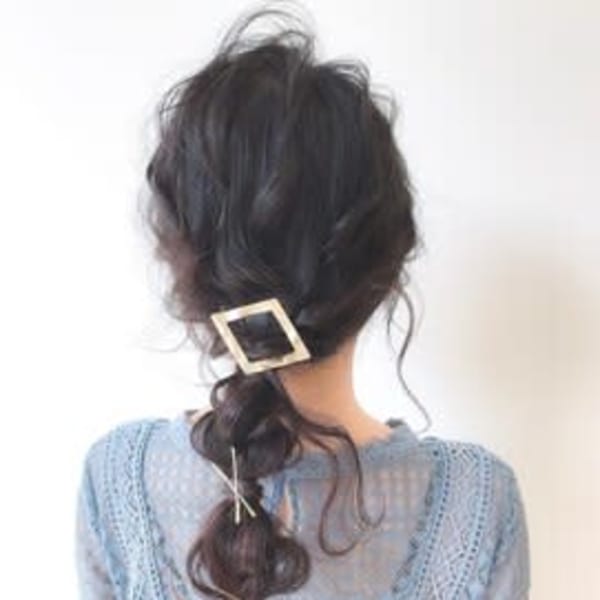 編みおろしお呼ばれヘア☆