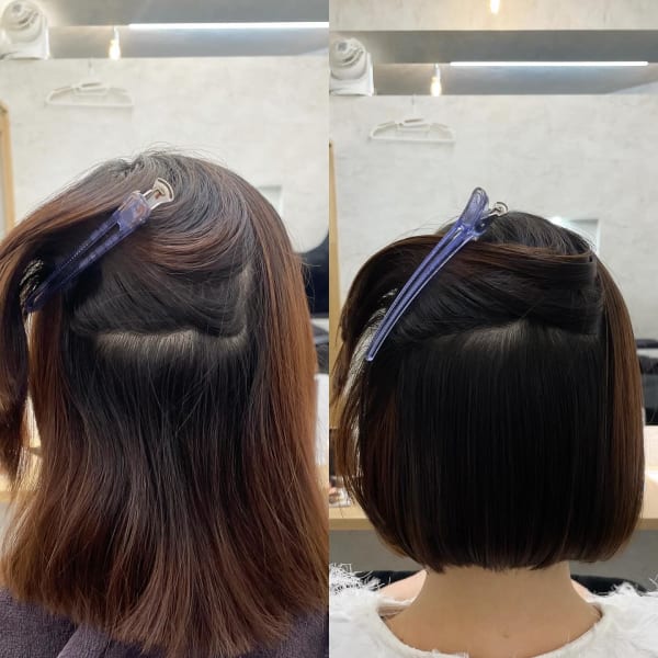 まとまる縮毛矯正