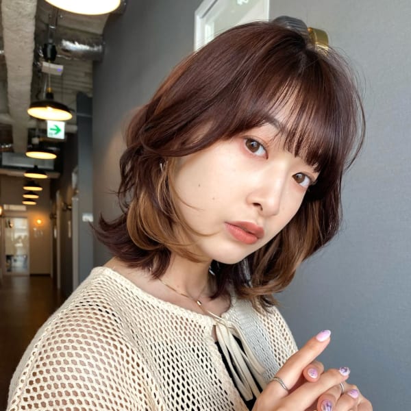 《kitin吉祥寺》大人　インナーカラー　くびれ　ミディアム