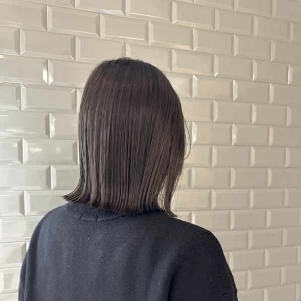 ボブ/大人ボブ/髪質改善カラー/オージュア